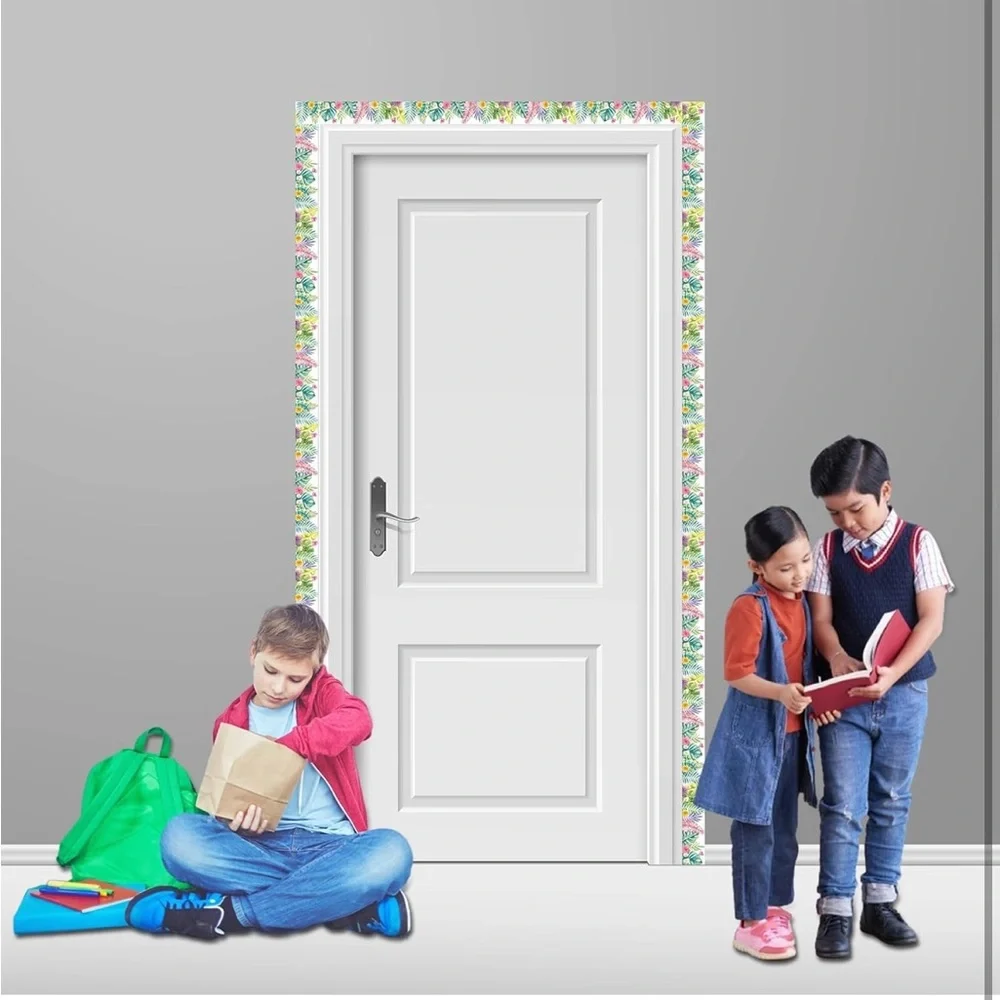 Bulletin Board Borders for Classroom, Tropical Bulletin Board Decorations, 49 Ft